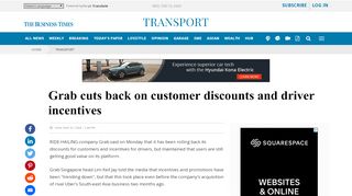
                            12. Grab cuts back on customer discounts and driver incentives, Transport ...