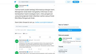 
                            4. Grab Indonesia on Twitter: 