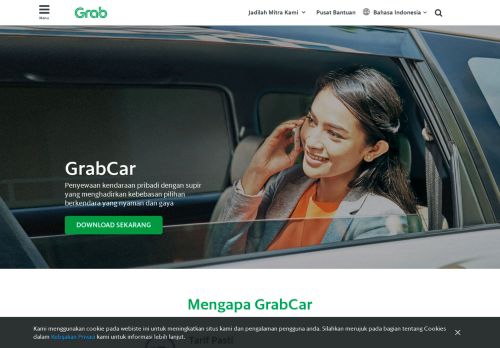 
                            5. GrabCar – Aplikasi Pesan Kendaraan Pribadi Online | Grab ID