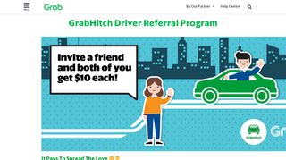 
                            2. GrabHitch Driver Referral Program | Grab SG