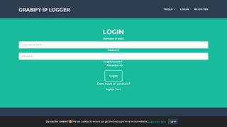 
                            1. Grabify IP Logger - Login