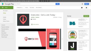 
                            6. GrabJobs - Get a Job Today! - Apps on Google Play