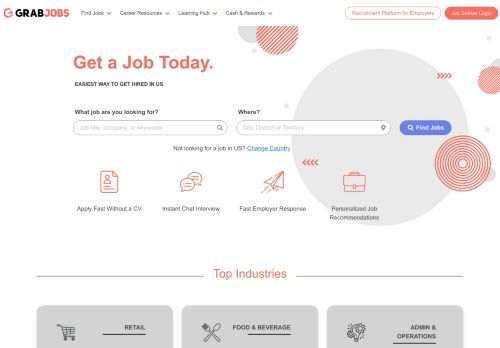 
                            2. GrabJobs : Get a Job Today! - Job Portal & Interview Chat Bots