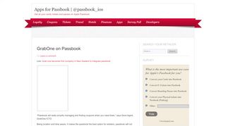
                            10. GrabOne on Passbook | Apps for Passbook | @passbook_ios