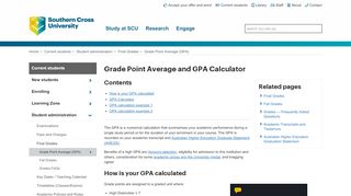 
                            10. Grade Point Average and GPA Calculator - Final Grades - Current ...