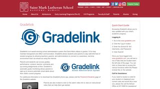 
                            8. Gradelink - Saint Mark Lutheran School