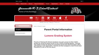 
                            9. Grades / Parent Portal Information - Gainesville R-5 School District