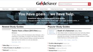 
                            4. GradeSaver: Study Guides & Essay Editing