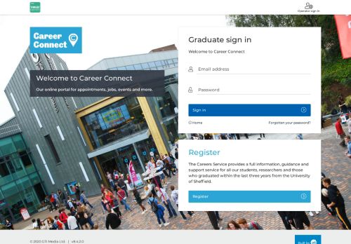 
                            9. Graduate login and registration - Login - University of Sheffield