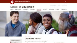 
                            12. Graduate Portal: Students: School of Education: Indiana ...