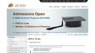 
                            4. Graduate Student - Qatar University