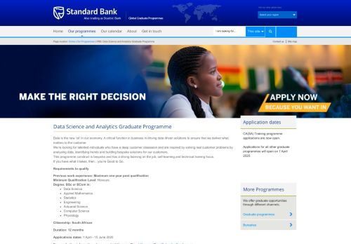 
                            7. Graduates | PBB - Standard Bank