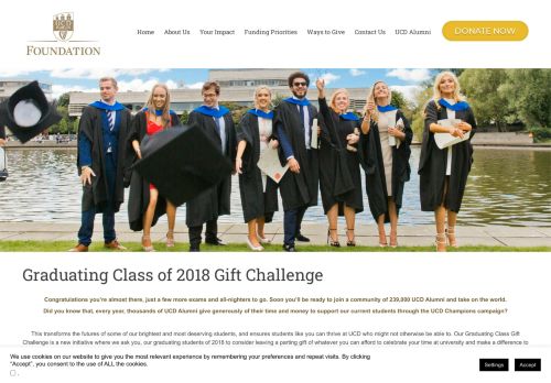 
                            13. Graduating Class of 2018 Gift Challenge - UCD Foundation
