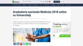 
                            8. Graduatoria nazionale Medicina 2018 online su ...