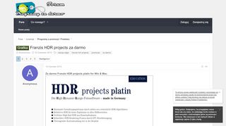 
                            8. Grafika - Franzis HDR projects za darmo | Programy Za Darmo