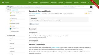 
                            2. Grails Plugin: Facebook Connect Plugin
