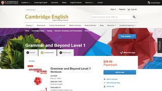 
                            3. Grammar and Beyond Level 1 Workbook - Cambridge University Press