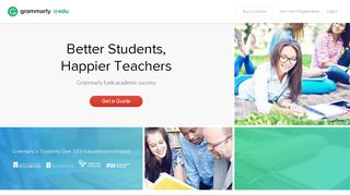 
                            3. Grammarly@EDU | Trusted by over 1000 Educational Institutions ...