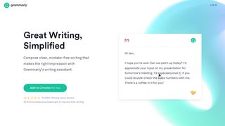 
                            5. Grammarly: Free Writing Assistant