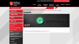 
                            9. Grammarly | Middlesex University Dubai