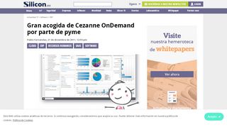 
                            13. Gran acogida de Cezanne OnDemand por parte de pyme - Silicon