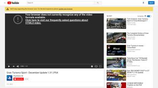 
                            9. Gran Turismo Sport - December Update 1.31 | PS4 - YouTube