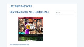 
                            7. Grand Bang Auto Auto Login Details – Last Porn Password