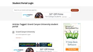 
                            3. Grand Canyon University student portal Archives - Student Portal Login