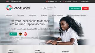 
                            7. Grand Capital – Forex trading, bonuses on deposit, investment