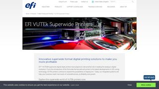 
                            4. Grand Format Printing Solutions – VUTEk Superwide Printers | EFI