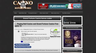
                            10. Grand Fortune Casino bonus codes | No deposit bonus blog