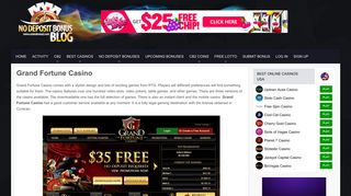 
                            9. Grand Fortune Casino - No deposit bonus Blog