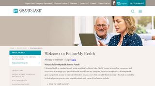 
                            12. Grand Lake Health Patient Portal. Click here for more information or to ...