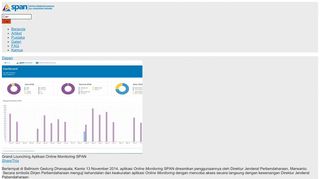 
                            7. Grand Lounching Aplikasi Online Monitoring SPAN - span | sistem ...