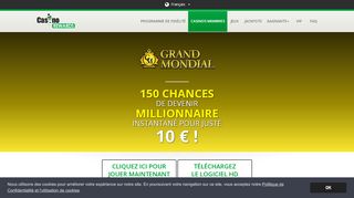 
                            4. Grand Mondial Casino - Casino membre de Casino Rewards Mobile