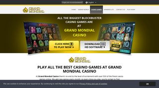 
                            11. Grand Mondial Casino Mobile | 150 Extra Chances on the Best Casino ...