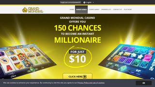 
                            4. Grand Mondial Casino | Online Casino Signup Bonus