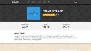 
                            7. Grand Reef App Review for Android (APK ... - Casino-Apps.net