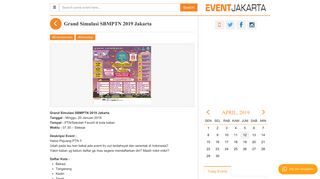 
                            6. Grand Simulasi SBMPTN 2019 Jakarta · EventJakarta