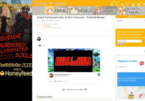 
                            7. Grand Summoners KILL la KILL Crossover [Game Review]