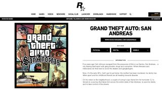 
                            3. Grand Theft Auto: San Andreas - Rockstar Games