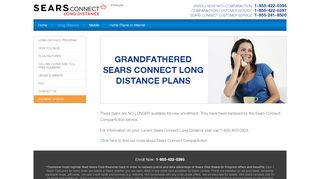 
                            4. Grandfathered Sears Connect Long Distance plans | Sears ...