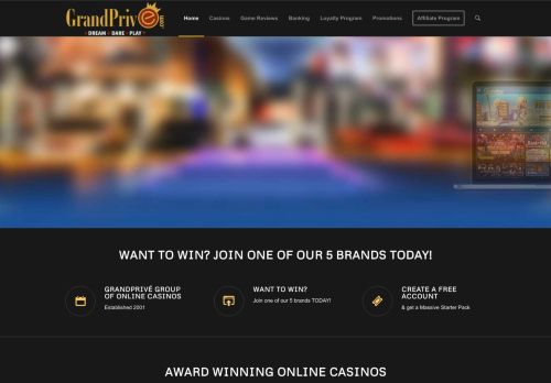 
                            6. GrandPrivé Group of Online Casinos – Established 2001