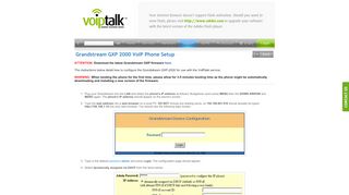 
                            3. Grandstream GXP 2000 VoIP Phone Setup Guide - VoIPtalk