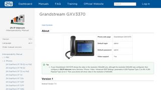 
                            11. Grandstream GXV3370 - Interoperability Manual