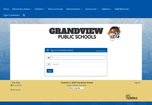 
                            11. Grandview School - Site Administration Login