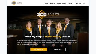 
                            9. Granite Community Bank: Ordinary People. Extraordinary Service.