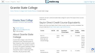 
                            8. Granite State College | Saylor Academy | Free and open online ...