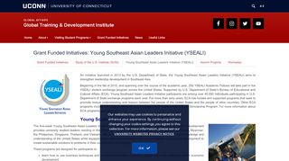 
                            11. Grant-Funded: Young Southeast Asian Leaders Initiative (YSEALI ...