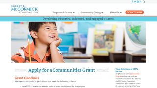 
                            11. Grant Guidelines, Communities Program